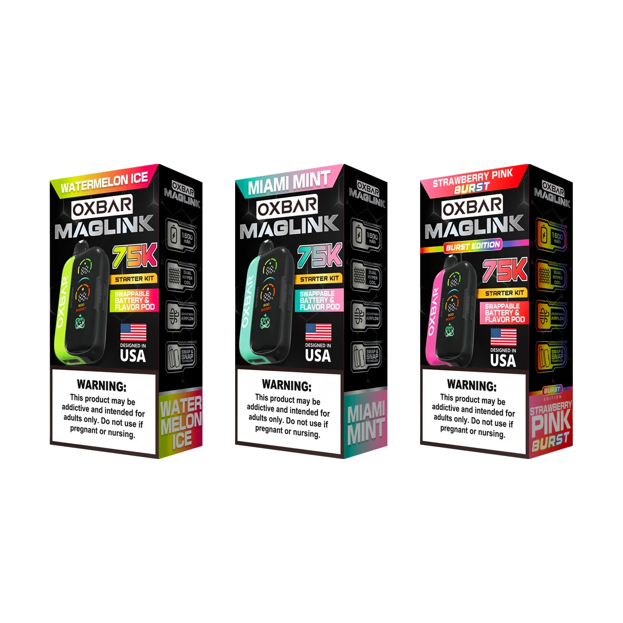 OXBAR Maglink Kit & Pod Vape 75000 Puffs