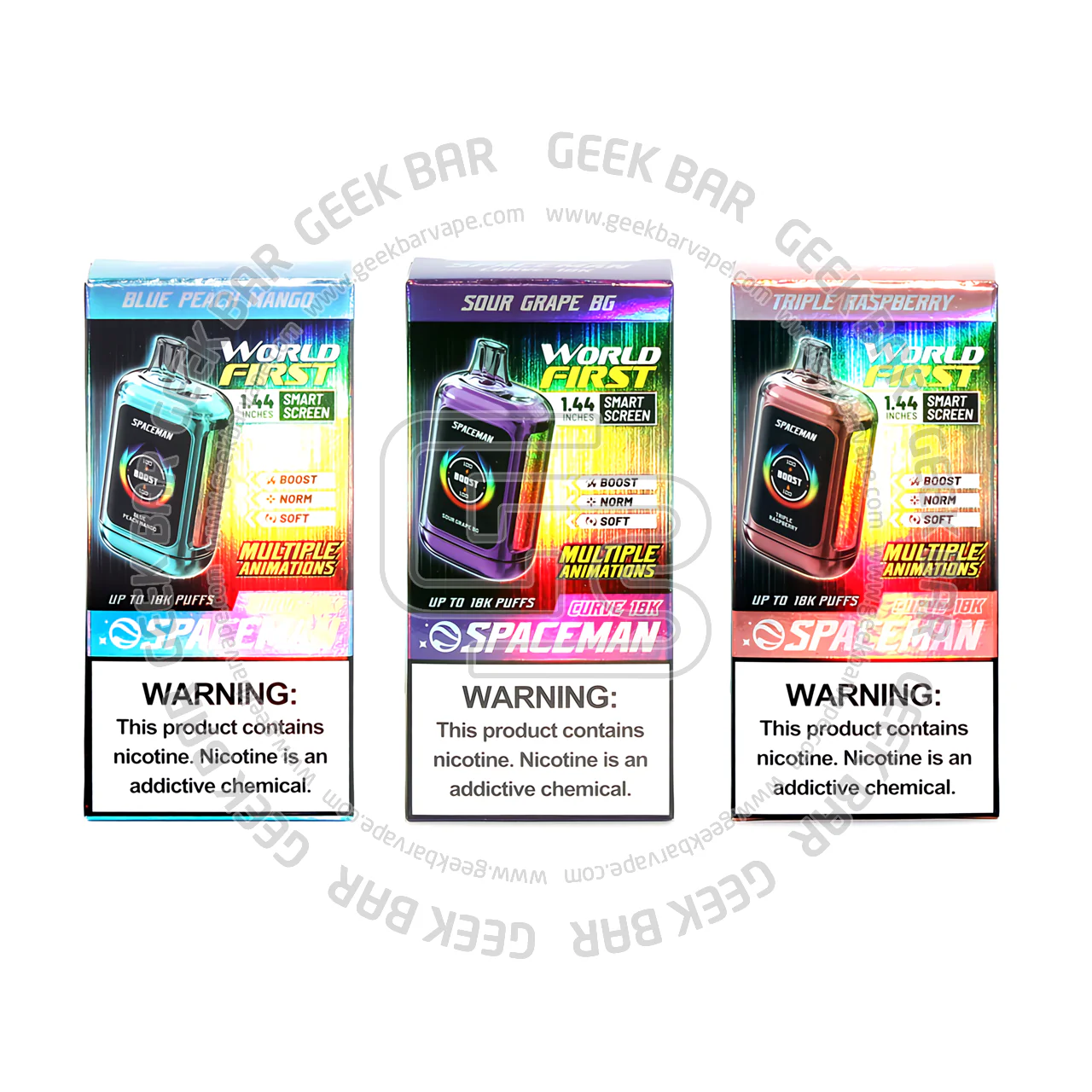 Spaceman Curve Vape 18000 Puffs